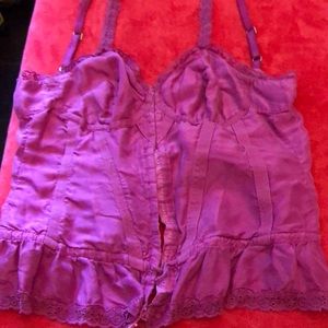 Beautiful fushia bustier